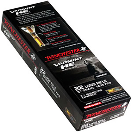 WIN 22LR VARMINT HE 37GR 50/20 - Sale